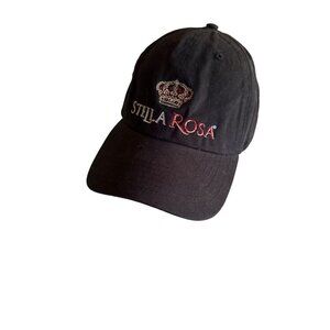 Stella Rosa Wine Black Hat Cap Adjustable Crown Logo